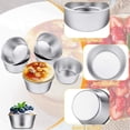 thumbnail image 3 of 40 Piezas de Moldes Individuales, Moldes para Pudín, Tazas, Mini Sartenes de Chocolate Fundido, Molde Antiadherente para Cupcakes, Pasteles, Galletas, Pudín, 3 of 5