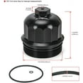 thumbnail image 4 of MRY Billet Aluminum Fuel Filter Housing Cap for GM Duramax 6.6L L5P 2017-2023, Black, 4 of 5