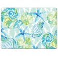 thumbnail image 1 of Cala Home "Coast Isla Mona" 30" x 20" Decorative Hardboard Cork Back Tabletop Placemats 4 Pack, 1 of 6