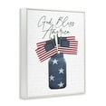 thumbnail image 5 of Stupell Industries Patriotic Flag Jars Religious Painting White Framed Art Print Wall Art, 16 x 20, 5 of 9