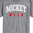 thumbnail image 3 of Mickey & Friends - Mickey 1928 Collegiate - Men's Short Sleeve Graphic T-Shirt, 3 of 5