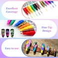 thumbnail image 4 of 12 Colors Nail Art Pens Set,Nail Art Markers for Gel Nails,0.5 Mm DIY Nail Art Pens for Painting Nails,Quickly Dry Nail Doodle Pens for Nail Art, 4 of 6