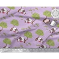 thumbnail image 3 of Soimoi Cotton Jersey Fabric Tree & Dog Kids Print Fabric by Yard 58 Inch Wide, 3 of 3