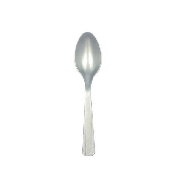 Amscan Silver Plastic Spoons, 20 pieces