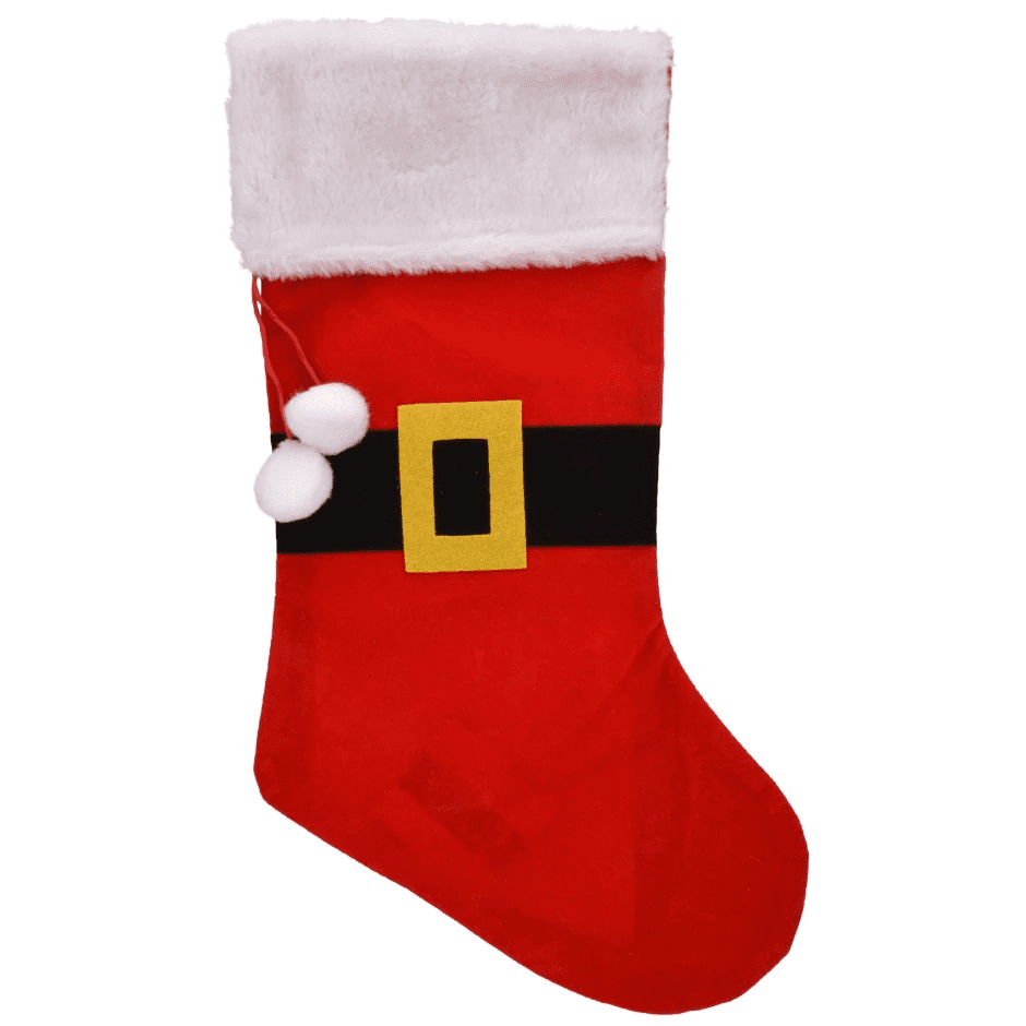 Details about   Santa Rustic Christmas 17" Stocking Felt Material 