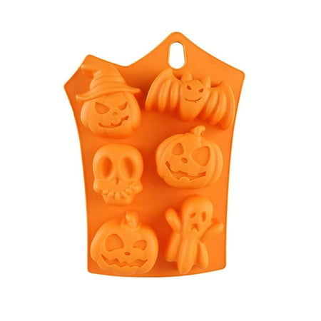 

Halloween Silicone Mold Fondant Cake Baking Kitchen Decor Chocolate Fudge Mould