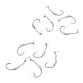 thumbnail image 1 of 10pcs anzuelos de material acero de ancho ancho cargados con ancho de carbono en carbono con Cola Gancho de pesca ponderado, 1 of 6
