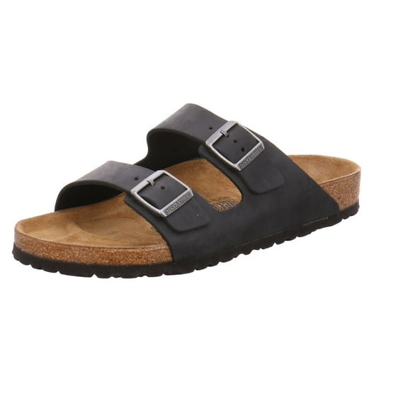 Birkenstock Arizona Leather Sandals, Black Leather