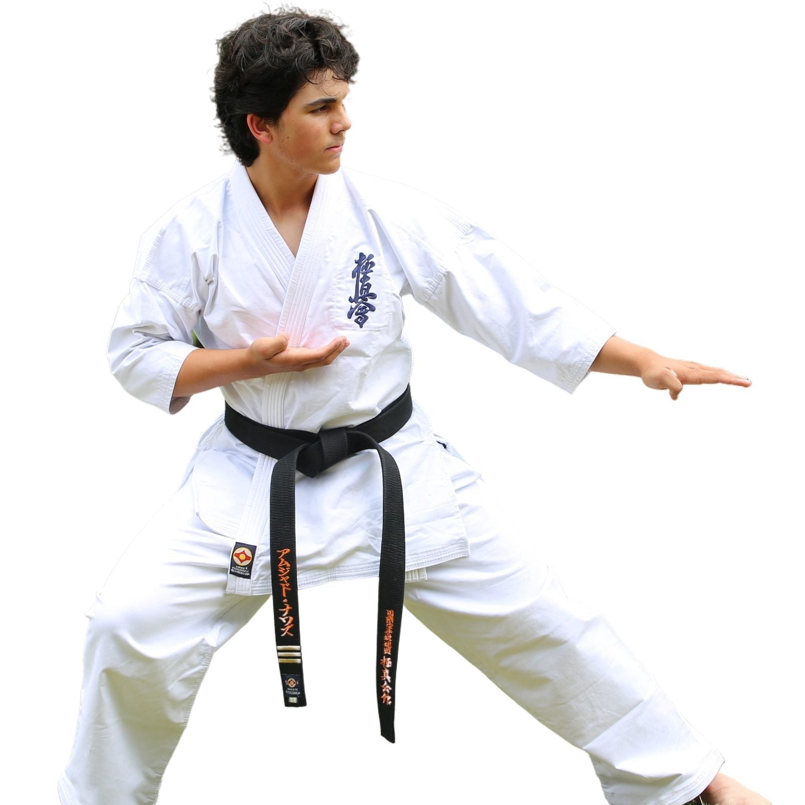 10oz Kyokushin Karate Uniform – White Bleached Karate Gi, 55% Polyester/45% Cotton, Unisex Kids & Adult Martial Arts Uniform, Medium Weight Sizes 3