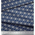 thumbnail image 3 of Soimoi Cotton Voile Fabric Dot & Ogee Damask Decor Fabric Printed Yard 56 Inch Wide, 3 of 3