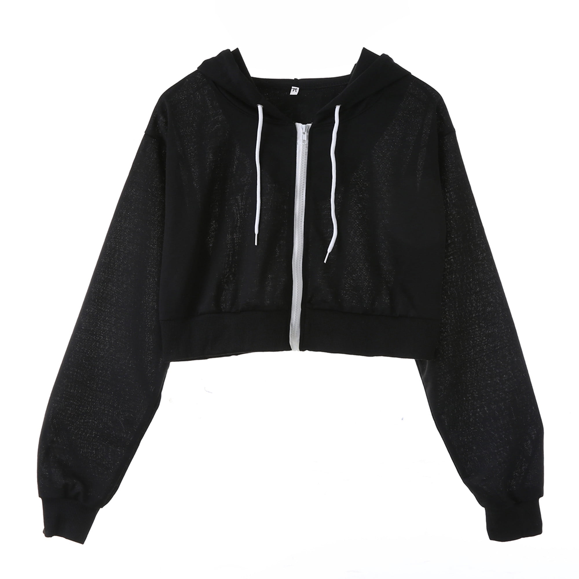 crop top hoodie and sweatpants