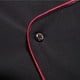 thumbnail image 3 of Camisa retro de manga larga con cuello alto y bloques de color para hombre - Poliéster, transpirable y casual, 3 of 8