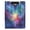 Heart with Galaxy Background, variant on A4 Double Clip File Folder 18.9x12.6in Clipboards Foldable Binder Holds 80 Sheets Project Folder for Office, Home Heart with Galaxy Background