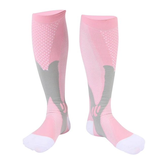 Tachiuwa 2 Pcs Manchons de Compression Anti-Fatigue pour Bas Rose TTG
