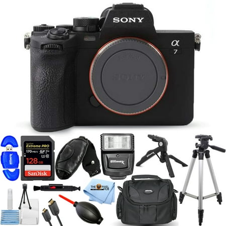 Sony a7 IV Mirrorless Camera ILCE-7M4/B - 12PC Accessory Bundle