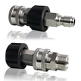 thumbnail image 4 of Kit de Connexion Rapide en Acier Inoxydable pour Nettoyeurs Haute Pression avec Raccords M22 14, 4 of 10