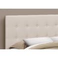 thumbnail image 4 of Bed Headboard Only Queen Size Bedroom Upholstered Linen Look Beige, 4 of 6