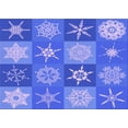 thumbnail image 1 of Ahgly Company Indoor Rectangle Patterned Sky Blue Dress Blue Area Rugs, 8' x 10', 1 of 6