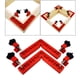thumbnail image 1 of 2 abrazaderas de ángulo de plástico para escuadras de posicionamiento, abrazadera de esquina de para marcos de fotos, cajas, armarios rojo Macarena Abrazaderas de ángulo recto, 1 of 8