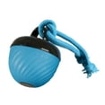 thumbnail image 2 of jinwen Interactive Dog Toy Ball Smart Pet Puppy Ball Active Rolling Pet Accessory Three Play Modes Detachable Random Path with Ropes Blue, 2 of 9