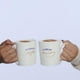 thumbnail image 4 of Set de Tazas para Café de Parejas de 500ml LuckyLy, Modelo TQM blanco 500ml, 4 of 6