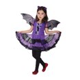 thumbnail image 2 of Disfraz de Halloween para niñas, vestidos de fiesta de cosplay + sombrero, gorra, atuendo, 2 of 7