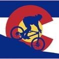 thumbnail image 2 of CafePress - Biking In Colorado Body Suit - Baby Light Bodysuit, Size Newborn - 24 Months, 2 of 4