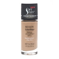 Revlon Colorstay Makeup With Softflex For Combination / Oily Skin, True Beige #300, 1 Oz - 2 (Best Makeup Sealer For Oily Skin)