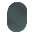 thumbnail image 1 of Rhody Rug S034R072X072 Solid 6' Round Rug Teal, 1 of 1