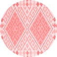 thumbnail image 1 of Ahgly Company Indoor Round Southwestern Red Country Area Rugs, 5' Round, 1 of 4