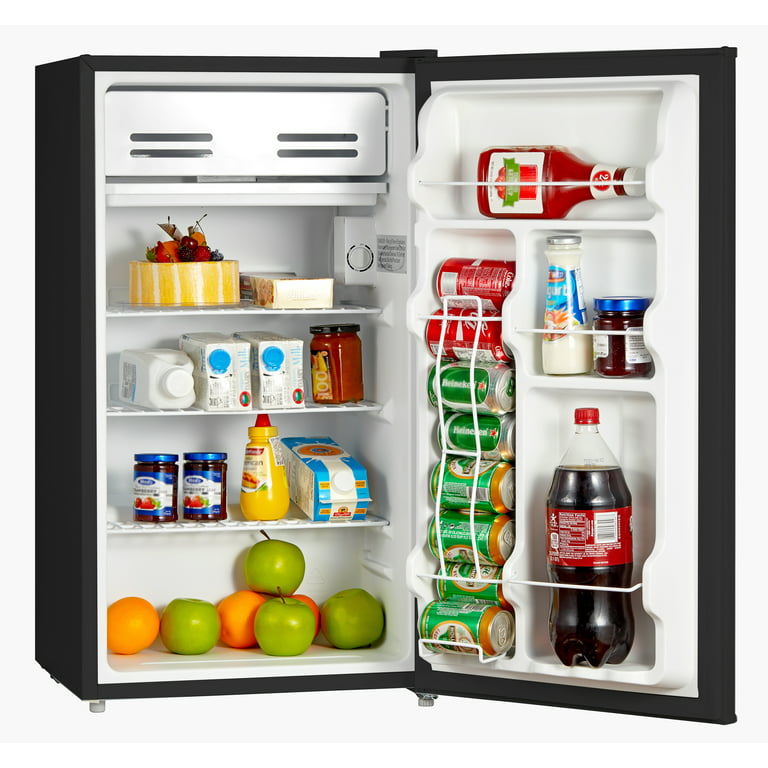 Midea Compact Refrigerator, 3.3 cu ft, Black