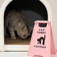 thumbnail image 4 of Cat Vomit Sign Vomit Sign Cat Warning Sign Cat Funny Cat Vomit Sign Desk Funny Funny Cat Signs Cat for Cat Lovers A, 4 of 6