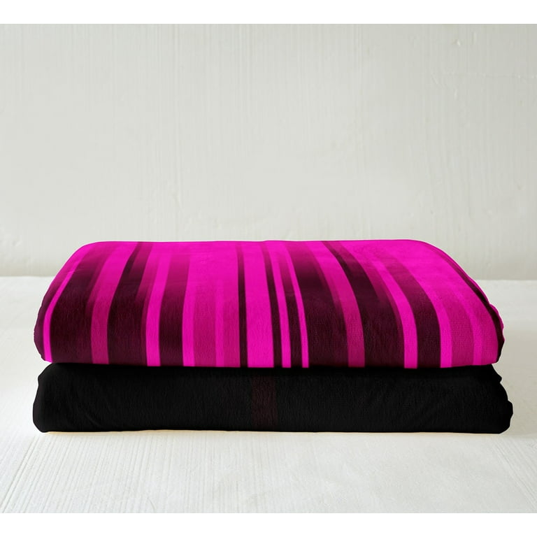 Black and pink throw outlet