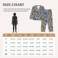 thumbnail image 4 of Naloa Colorful Butterfly1 Pajamas for Women Set, Womens Pajama Sets, Lounge Sets for Women, 2pjs for Women-Small, 4 of 7