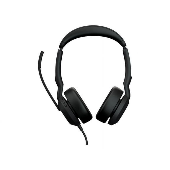 Jabra Evolve2 50 UC Stereo - Headset - on-ear - wired - active noise canceling - USB-A - black - Zoom Certified, Cisco Webex Certified, Optimized for UC, Optimized for Google Meet, Optimized for Microsoft Teams, Alcatel-Lucent Certified, Avaya Certified, Unify Certified, Amazon Chime Certified