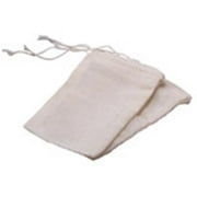 Frontier Natural Products 6059 Cotton Drawstring Bags, 3 x 5 in. 12 Count