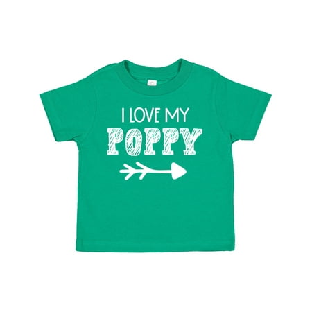 

Inktastic I Love My Poppy Arrow Gift Toddler Boy or Toddler Girl T-Shirt