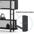 thumbnail image 6 of Tribesigns 5-Shelf Bookcase,Industrial Bookshelf Wood and Metal Open Display Shelf for Home Office(Black), 6 of 7