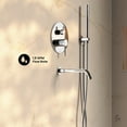 thumbnail image 4 of Ivy 1.8 GPM Wall Mount Fixed Shower Head with Hand Sprayer and Tub Filler in Polished Chrome, Valve Included, 4 of 7