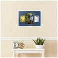 thumbnail image 2 of ArtToFrames Collage Photo Picture Frame with 1 - 8.25x11 and 2 - 4x6" Openings, Framed in White with Delft Blue and Black Mats (CDM-3966-202), 2 of 8