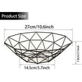 thumbnail image 2 of ZHUYING Metal Wire Fruit Bowl, Iron Arts Fruit Storage Baskets for Kitchen Counter, Countertop, Home Decor, Table Centerpiece Decorative hold Vegetables, Bread, Snacks, Potpourris, 2 of 8