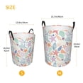 thumbnail image 2 of Lsque Colorful Seashells pattern Laundry Hamper Basket, Tall Woven Rope Hamper Basket for Clothes, Lightweight Storage Basket, Collapsible Waterproof-Small, 2 of 8