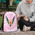 thumbnail image 6 of Logan Paul Backpack, 17 Inch Laptop Backpack, Water-Resistant BookBag, Adjustable Shoulder Straps, Durable 600D Polyester, 6 of 9