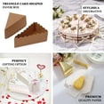thumbnail image 4 of Efavormart 10 Pack | 4"X2.5" Silver Single Slice Triangular Cake Boxes With Scalloped Top, Party Favor Gift Box, 4 of 5