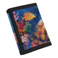 thumbnail image 2 of FUIALDOLG Polyester Trifold Card Holder with Lightweight Portable Children's Wallet for Outdoor, Sea Turtle Underwater Art Kids Trifold Wallet, 2 of 6
