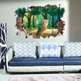 thumbnail image 3 of Autocollant Mural 3D Imperméable Amovible Hibou Forêt Mural Autocollant Mural, 3 of 8