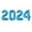 Blue, variant on Anuirheih 2024 Balloons, 2024 Number Balloons, 40 Inch 2024 Happy New Year Balloons, Large Foil Number Balloons for New Year Eve Party Supplies(Blue)