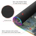 thumbnail image 4 of Oil Painting Of A Cat RGB Gaming Mouse Pad Large Keyboard Mat Rubber Base 13 Light Modes, 4 of 6