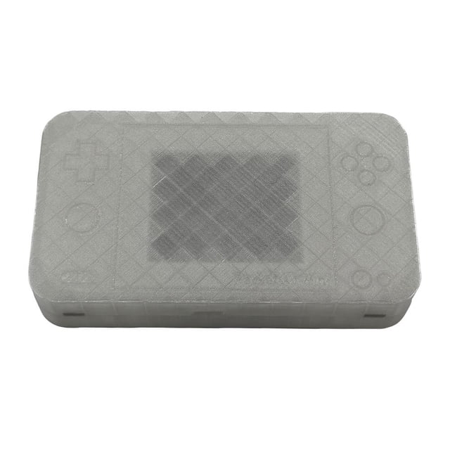 Boîte de Rangement à Couvercle Magnétique MINI Console de Jeu Portative Impression 3D Solide Anti-Rayures Antichoc Résistante aux Impacts Étui de Protection Accessoires pour gamer