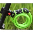 thumbnail image 3 of Candado para bicicleta de alta seguridad Candado de cable en espiral con combinación reiniciable de 5 dígitos Lo mejor para bicicletas al aire libre, 1.2mx12mm Verde BANYUO  Hogar, 3 of 6